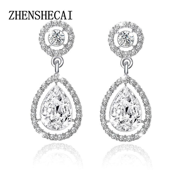 Crystal Teardrop Earrings