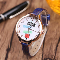 Indicator Pattern Casual Quartz Wrist Watch
