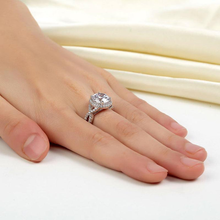 3ct Simulated Diamond Luxury Ring