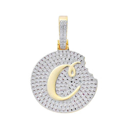 Hip Hop Cookie Diamonds Pendant Necklace