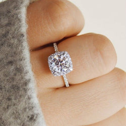 New Trendy Crystal  Engagement Claws Design Hot Sale Rings For Women AAA White Zircon Cubic elegant rings Female Wedding Jewelry