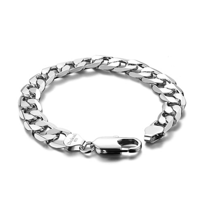 Wide Stylish Link Bracelet