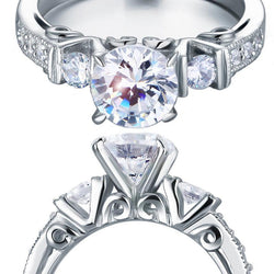 1.25ct Simulated Diamond 925 Engagement Ring