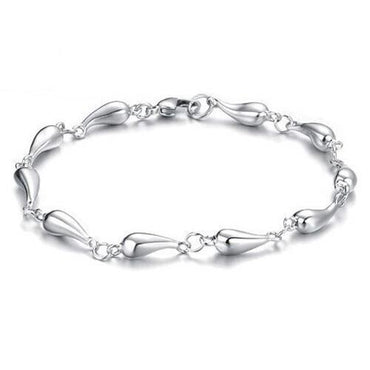 Waterdrop Link Chain Bracelet