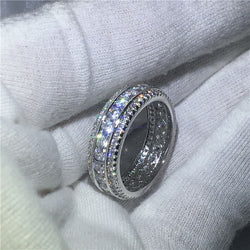 Full Round CZ Engagement Ring