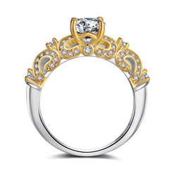 925 Sterling Silver CZ Diamond Ring