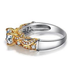 925 Sterling Silver CZ Diamond Ring
