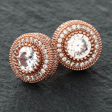Luxury Design Iced Out Stud