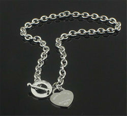 925 Silver Heart Pendant Necklace